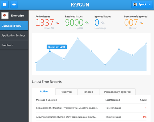 overview of raygun.io